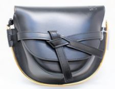An as new Loewe Small Gate soft calfskin bag in black (RRP £1,700).