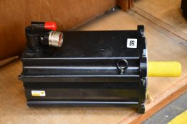 An Allen-Bradley inverter duty AC MP-Series Servo motor (MPM-B2153E-MJ72AA).