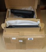 A quantity of as new Angry Gun airsoft attachments to include three L119A2 rail systems long, two