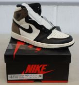 A pair of as new Nike Air Jordan 1 retro high OG (UK 6).