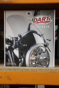 A boxed as new Dart Marlin Flyscreen (Light tint), compatible with Triumph Speedmaster 1200.