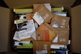 A quantity of wall and door decorations to include Walplus tile stickers, whiteboard/blackboard wall