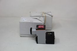 Two Festo solenoid valves (MGXIAH-3/2-0.8-24DC-EX, 535614).