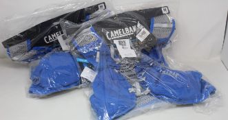 Five as new Camelbak Ultra Pro Running Vests 7L with 1L/34oz Hydration in Nautical Blue (M).
