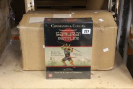 Six boxed as new Commands & Colors Samarai battles games.