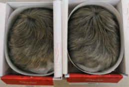 Two as new Stimulate Hair Design Porto Soft wigs (Smoke mix).