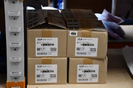 Eight boxes of ten as new Inkanto AWX FH resin enhanced wax thermal transfer ribbons - 110mm x