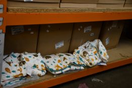 A large quantity of as new Mikafen Baby and Toddler Sleeping bags in various designs (