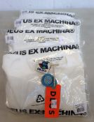 Five as new Deus Pushin Daisies heavy T-shirts vintage white (5 x XL).