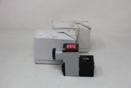 Two Festo solenoid valves (MGXIAH-3/2-0.8-24DC-EX, 535614).