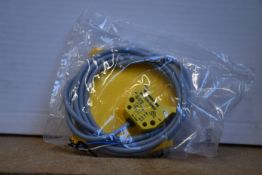 An as new Turck inductive proximity sensor (Ni4-DS20-2AP6X2, 165022).
