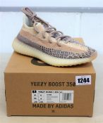 A pair of as new Adidas Yeezy boost 350 V2 (UK 4).