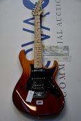 A Cort G200 Deluxe Electric Guitar - Java Sunset.