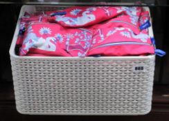 Forty two Clarins gift bags to include SOS hydra mask, beauty flash balm, instant light lip