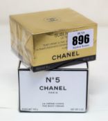 A Chanel No5 la Creme Corps the body cream (150g) and a Chanel Sublimage le Teint foundation
