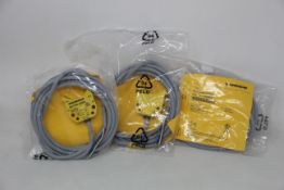 Three as new Turck inductive proximity sensors (Ni4-DS20-2AP6X2, 165022).