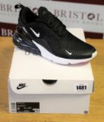 A pair of as new Nike Air Max 270 (UK 7).