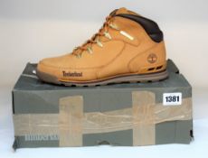 A pair of as new Timberland Euro Rock mid hiker boots (UK 8).
