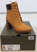 A pair of as new Timberland Allington 6 inch Lace Up boots (UK 6).
