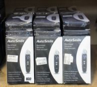 A quantity of Auto Smile blackhead pore vacuums (Approximately 45 items).