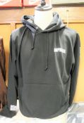 An as new Helmut Lang Impress hoodie in black (L).