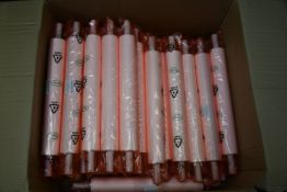 A quantity of as new stencil cleaning rolls (Approximately 30).