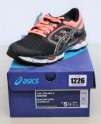 A pair of women's as new Asics Gel-Ziruss 3 (UK 3.5).