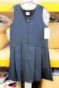 A large quantity of girls as new Banner - Lynton Pleated Pinafore in navy blue (Approximately 40,