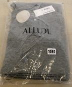 An as new Allude 70% cotton 30% Cashmere grey twinset (Size S).