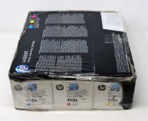 A boxed as new HP 410X 3 Colour High Capacity Toner Cartridge Multipack (P/N: CF252XM) (Packaging