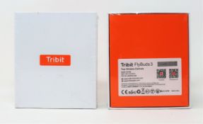 Two boxed as new Tribit FlyBuds 3 True Wireless Earbuds in Black (M/N: C01-2101N-01) (Boxes