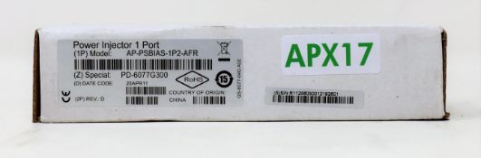 Fifty boxed as new Motorola Symbol AP-PSBIAS-1P2-AFR 1 Port Power Injectors.