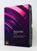 A boxed as new copy of Vegas Pro Suite video editing software (version 18)
