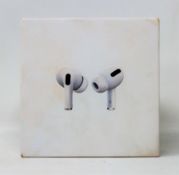 A boxed as new pair of Apple AirPods Pro with Wireless Charging Case (M/N: MWP22ZM/A) (Box opened,