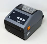 A pre-owned Zebra ZD620 Direct Thermal Wi-Fi/Bluetooth/USB/Serial/Ethernet Desktop Printer (P/N: