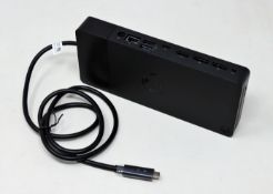 A pre-owned Dell WD19 130W Docking Station (D/PN: 0DGKG4) (Requires UK power cable) (Boxed,