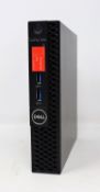 A pre owned Dell OptiPlex 3060 micro desktop PC with intel corei3-8100T 3.10GHz CPU, 8GB RAM and