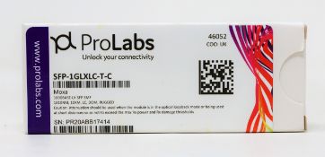 Ten Boxed as new ProLabs SFP-1GSXLC-T-C Moxa compatible transceivers (PN: 46052)