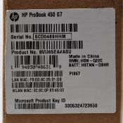 A boxed as new HP ProBook 450 G7 15.6
