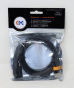 Twenty-two as new Cablematters displayport 1.4 extension cables (1.8m/6ft) packaged individually