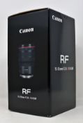 A boxed as new Canon RF 15-35mm f/2.8L IS USM Wide Angle Zoom Lens.