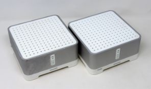 Two pre-owned Sonos Connect Amps in White (No cables included) (Untested, sold as seen).