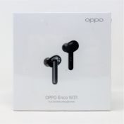 A boxed as new pair of OPPO Enco W31 True Wireless Headphones in Black (Box sealed).