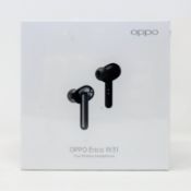 A boxed as new pair of OPPO Enco W31 True Wireless Headphones in Black (Box sealed).