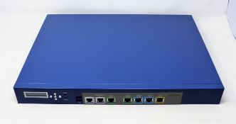 A boxed Advantech FWA-2320 1U Rackmount Network Appliance with Intel Atom Processor (PN: FWA-