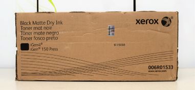A boxed as new Xerox Black Matte Dry Ink Cartridge for iGen 150 / iGen4 (PN: 006R01533)