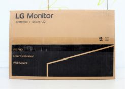 A boxed as new LG 22MK600M-B 22