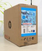 Two boxes of 10x HP ElectroInk Cyan cartridges for HP indigo Digital Press 3000, 4000 and 5000