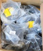 A box of assorted as new cables to include Turck, Mutecpower and others.