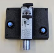 A pre-owned Budenburg BGH1200 Hydraulic Dead Weight Tester Base unit with parts and tools (Sold as s